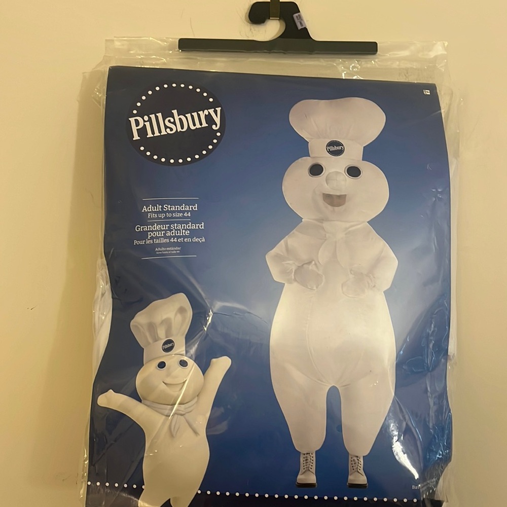 Pillsbury Dough Boy Costume Adult Standard Size New